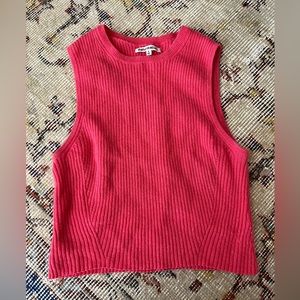 Reformation Benedetta Pink cashmere tank